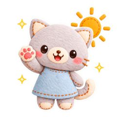 Mi-chan's Cat: Weather Stickers