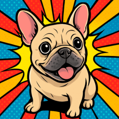 Cute Blue Fawn French Bulldog