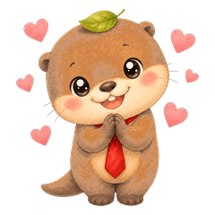 Chubby Otter at Work