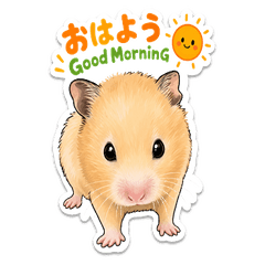 Mochi Hamster "tonkatsu" (JP & EN)