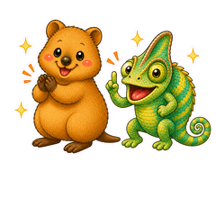 Quirky Animal Praise Stickers