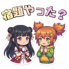 Magical Girl Story Daily Stickers