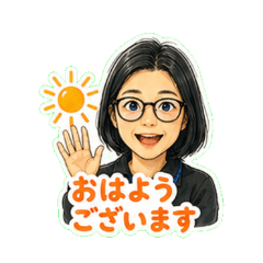 Everyday Office Woman Stickers
