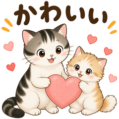 Fluffy Siberian & Mochi MIX Kitten