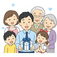 Family Father's Day Stamps