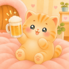 Lucky Kitty: Cute Daily Stickers