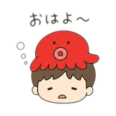 Octopus and boy