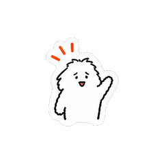 Fluffy Dog Daily Mood Stickers