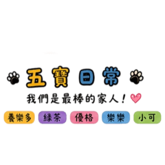 五寶 日常