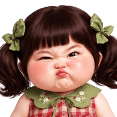 Funny face girl 227 EN