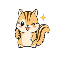 Chipmunk My Action Stickers 1