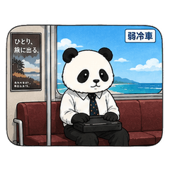Traveling Panda Salaryman