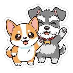 Ishikawa Dogs -Kanazawa Dialect Stickers
