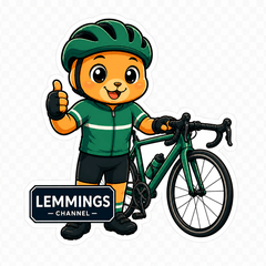 Lemmings Road Bike Stickers