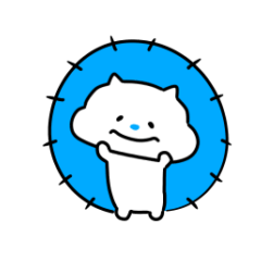 Daily stickers of Aomaru the Hedgehog
