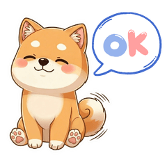 可愛柴犬的【職場敬語】貼圖
