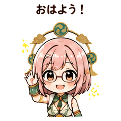 Cute Cosplayer  Girl Stickers 32