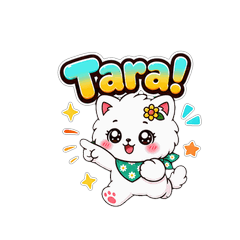 Pinoy White Cat Barkada Vibes Stickers