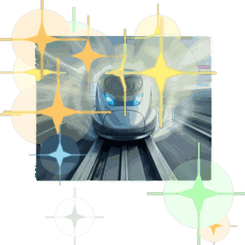Ultra-Fast! Maglev Effect Stamps