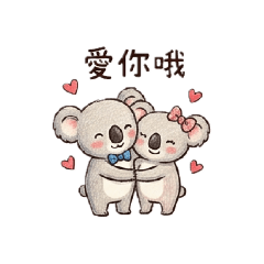 無尾熊情侶日常1