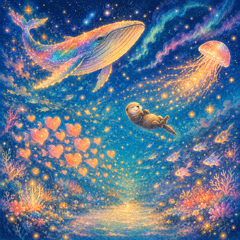 Sea of Kindness - Fantasy Ocean Stickers