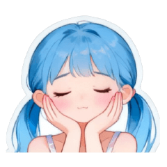 藍髮小可愛