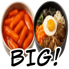 KOREAN FOOD BIG Sticker