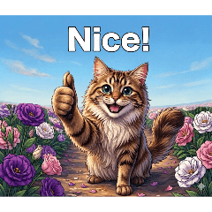 Cute Cats Praise Stickers