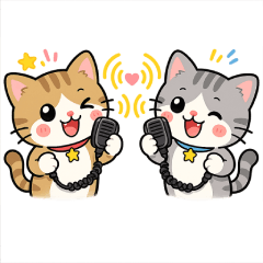 Q-Code Cats: Ham Radio Stickers