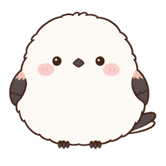 Fluffy Shima-enaga (Long-tailed Tit)