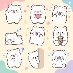 Mochi Mochi Polar Bear [Expressing!]