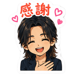 Samurai Soul Black Prince(Sticker Style)