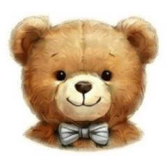 Tea the Bear / Standard Stickers
