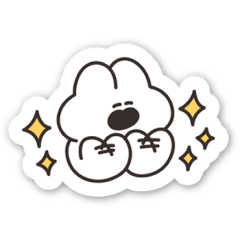 うさちゃんのシール　その２