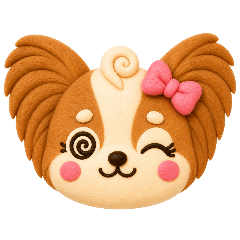 Papillon from Kururin Friends