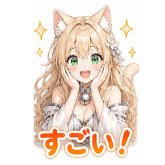 The cat housekeeper who cheers you up.