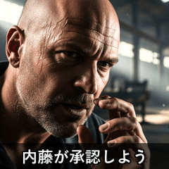 Naitou Cool Bald Movie Stamps