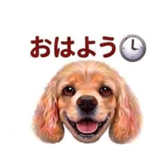 Cocker Face Stickers