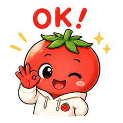 Cute Tomato Daily Stickers01