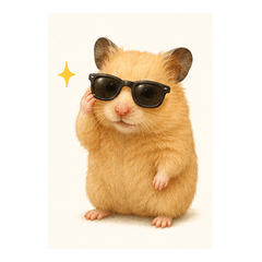 Summer Hamster Stickers