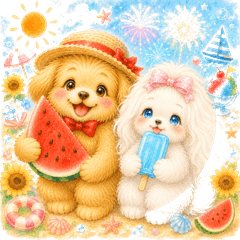 Goro & Honey Summer Stickers
