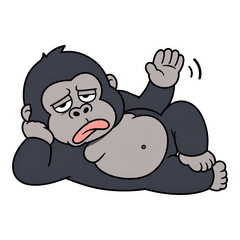 The Lazy Gorilla