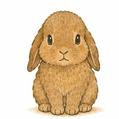 Brown Bunny Daily Stickers