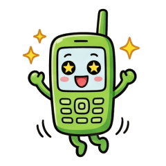 Cute Retro Phone Stickers