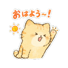 My Little Tabby Cat Stickers