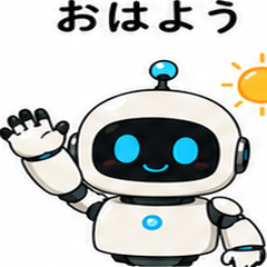 Cute Robot Stickers