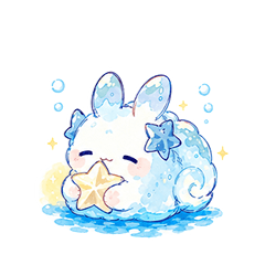 Fluffy sea rabbit