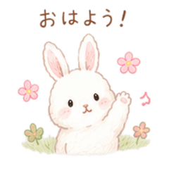 A short message from a fluffy rabbit