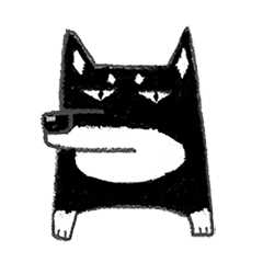 Kurokaku is a dog