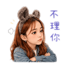 小兔子跟小黑髮